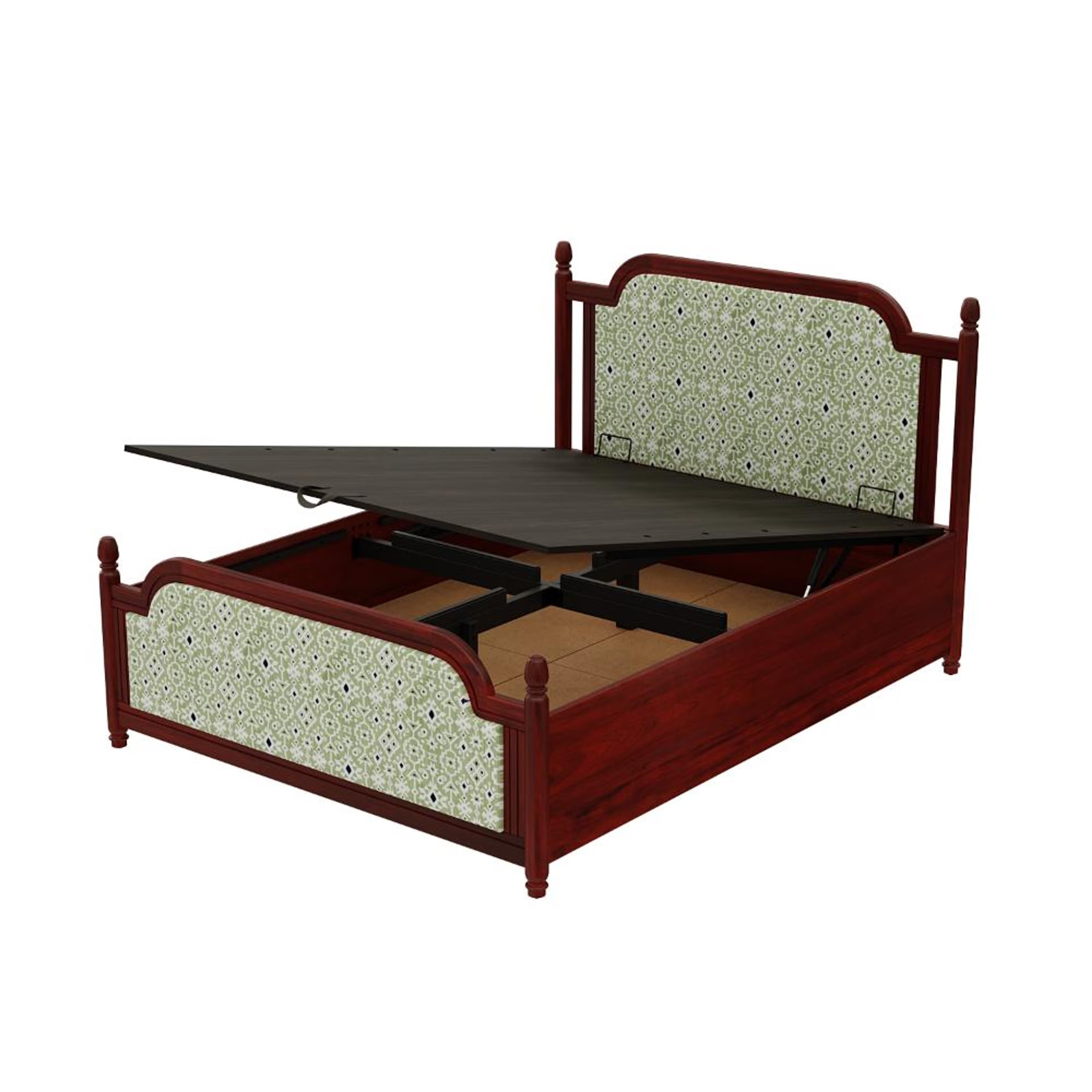 Wakefit Svapiti Queen Hydraulic Storage Teak Wood Bed Queen - 78" x 60 7 Wakefit Svapiti Queen Hydraulic Storage Teak Wood Bed Queen - 78" x 60\