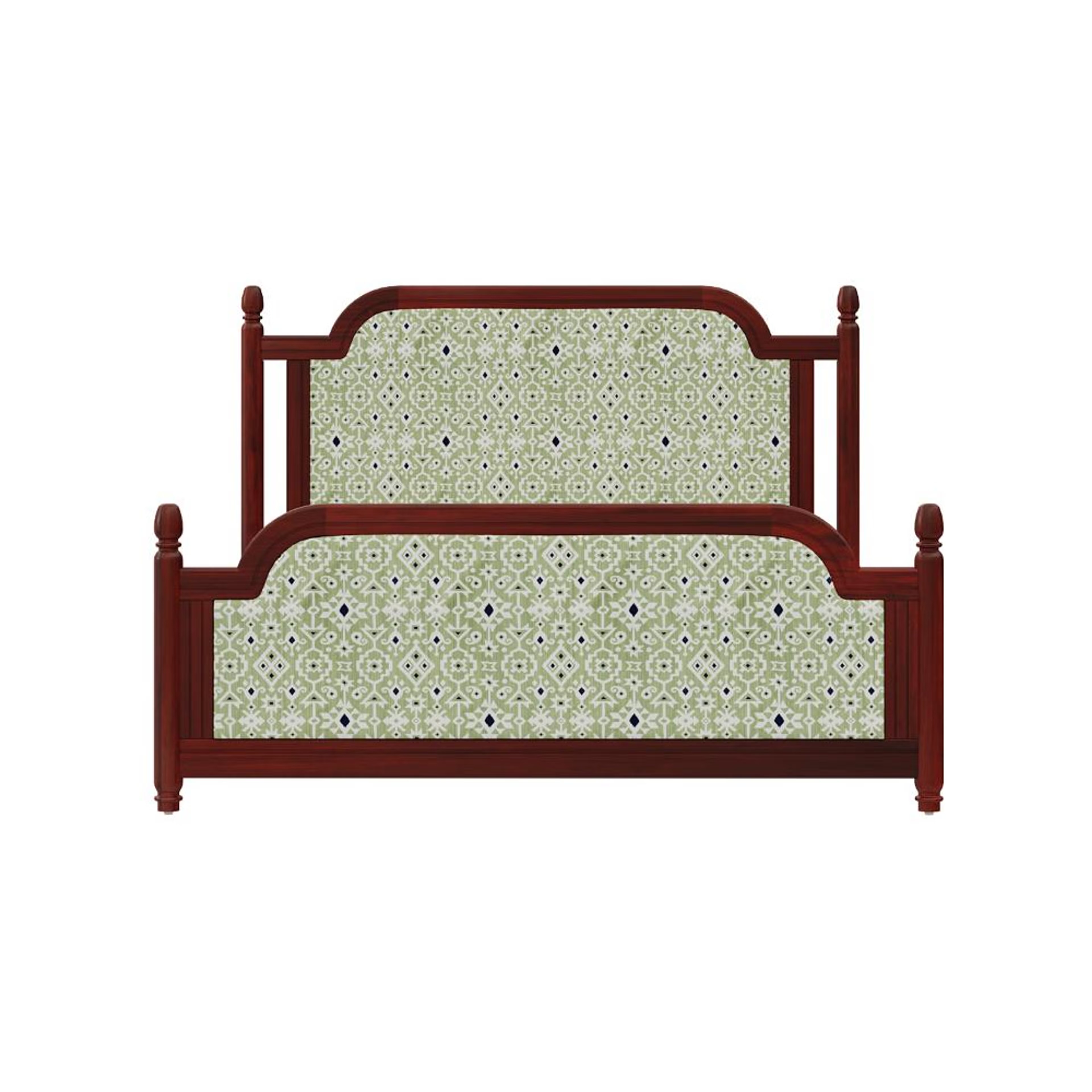Wakefit Svapiti Queen Non Storage Teak Wood Bed Queen - 78" x 60\