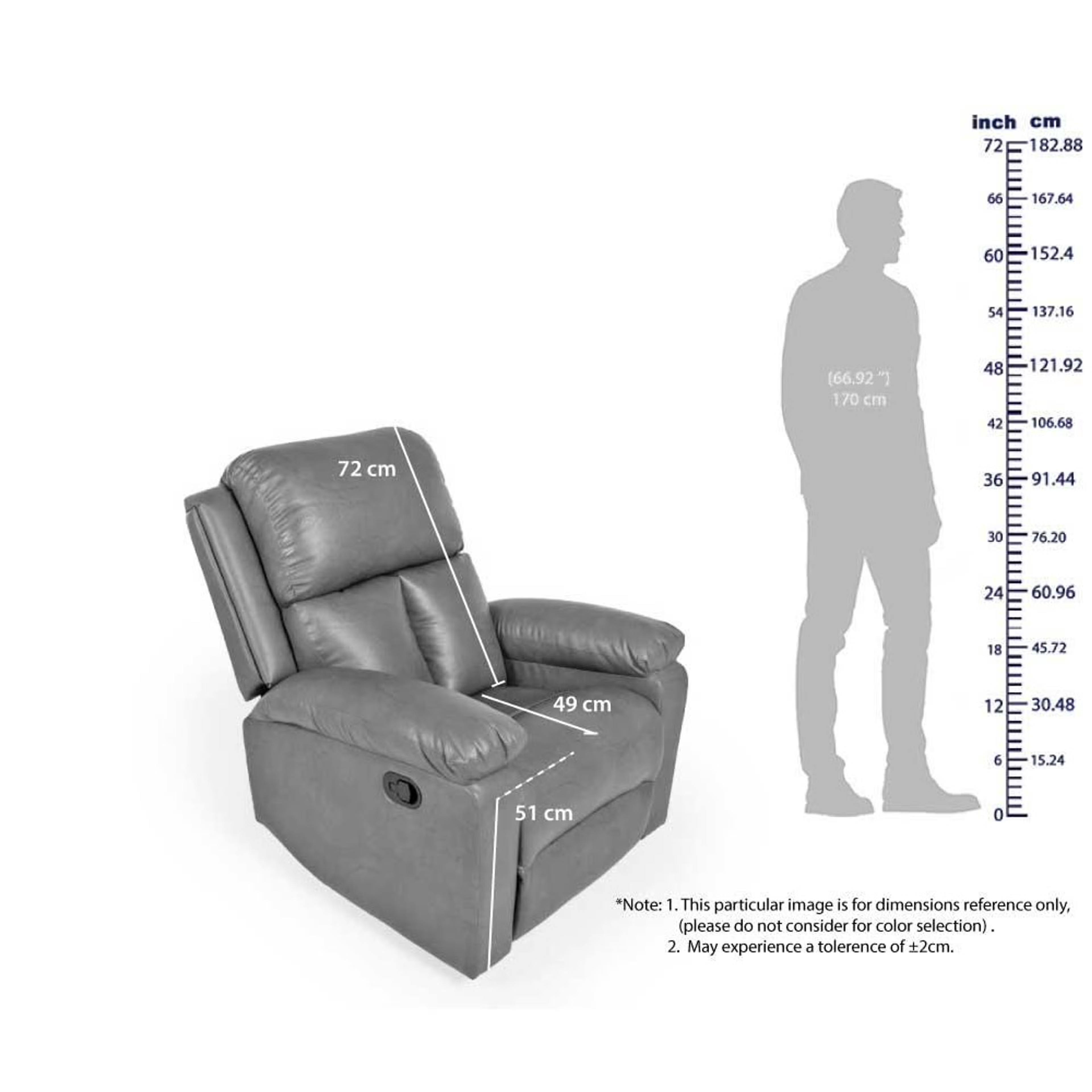 Wakefit Stargazer Recliner - 1 Seater - Marble Grey Manual, Regular, 1 Seater, Marble Grey 16 Wakefit Stargazer Recliner - 1 Seater - Marble Grey Manual, Regular, 1 Seater, Marble Grey