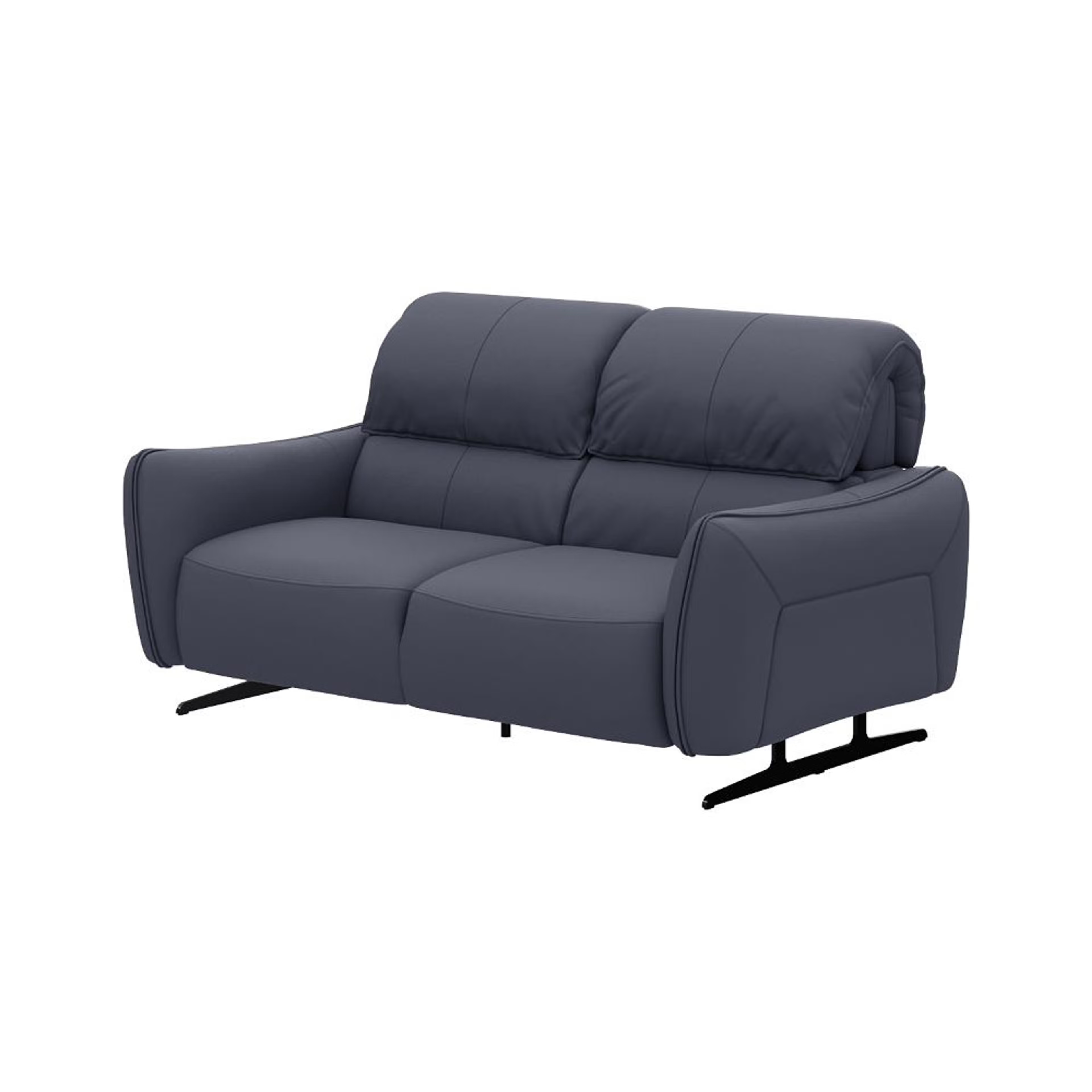 Wakefit Crete Sofa Without Motion - Two Seater Regular, Without Motion, 2 Seater, Blue 3 Wakefit Crete Sofa Without Motion - Two Seater Regular, Without Motion, 2 Seater, Blue