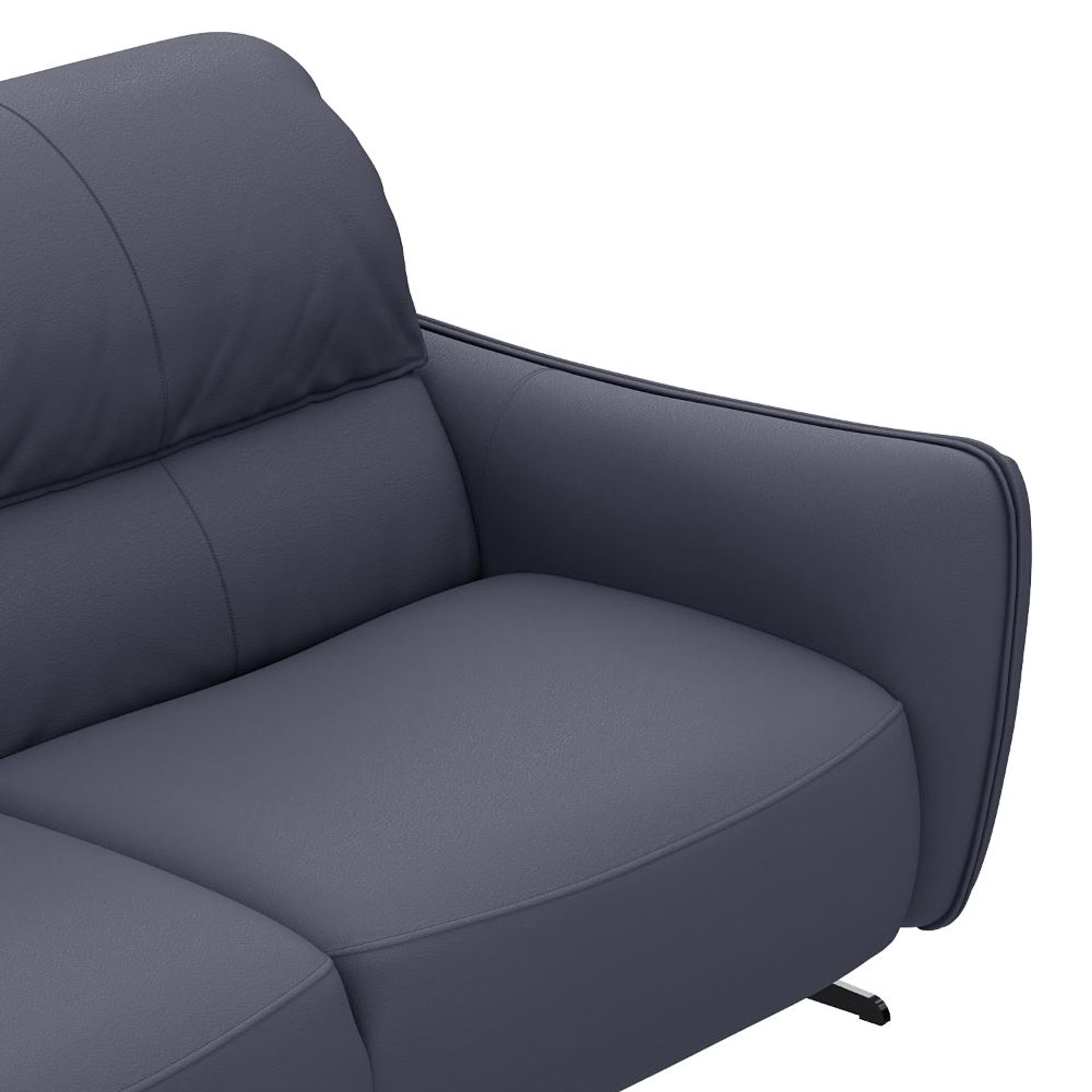 Wakefit Crete Sofa Without Motion - Three Seater Regular, Without Motion, 3 Seater, Blue 6 Wakefit Crete Sofa Without Motion - Three Seater Regular, Without Motion, 3 Seater, Blue