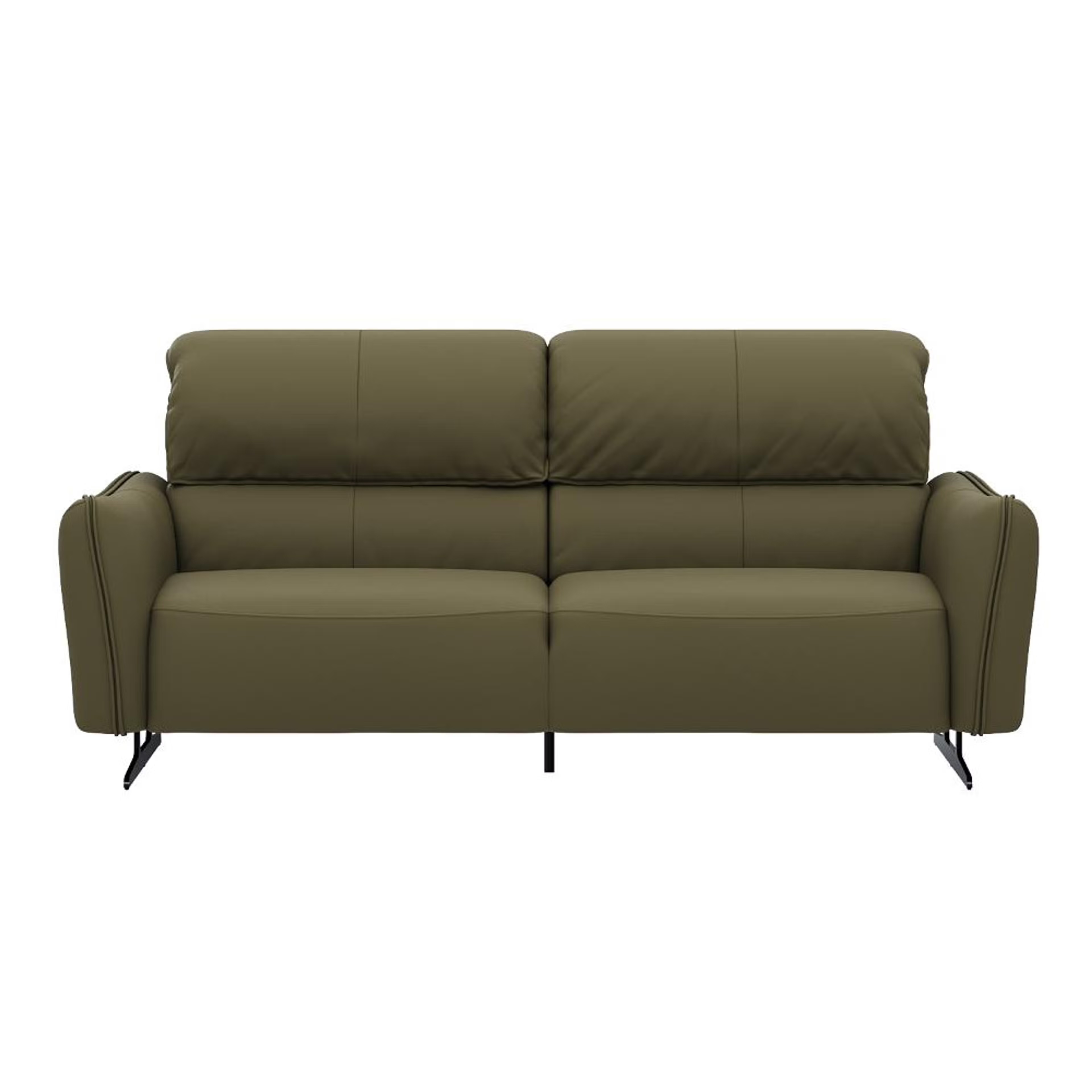 Wakefit Crete Sofa Without Motion Set (3+1+1) Seater Regular, Without Motion, Set (3+1+1), Green