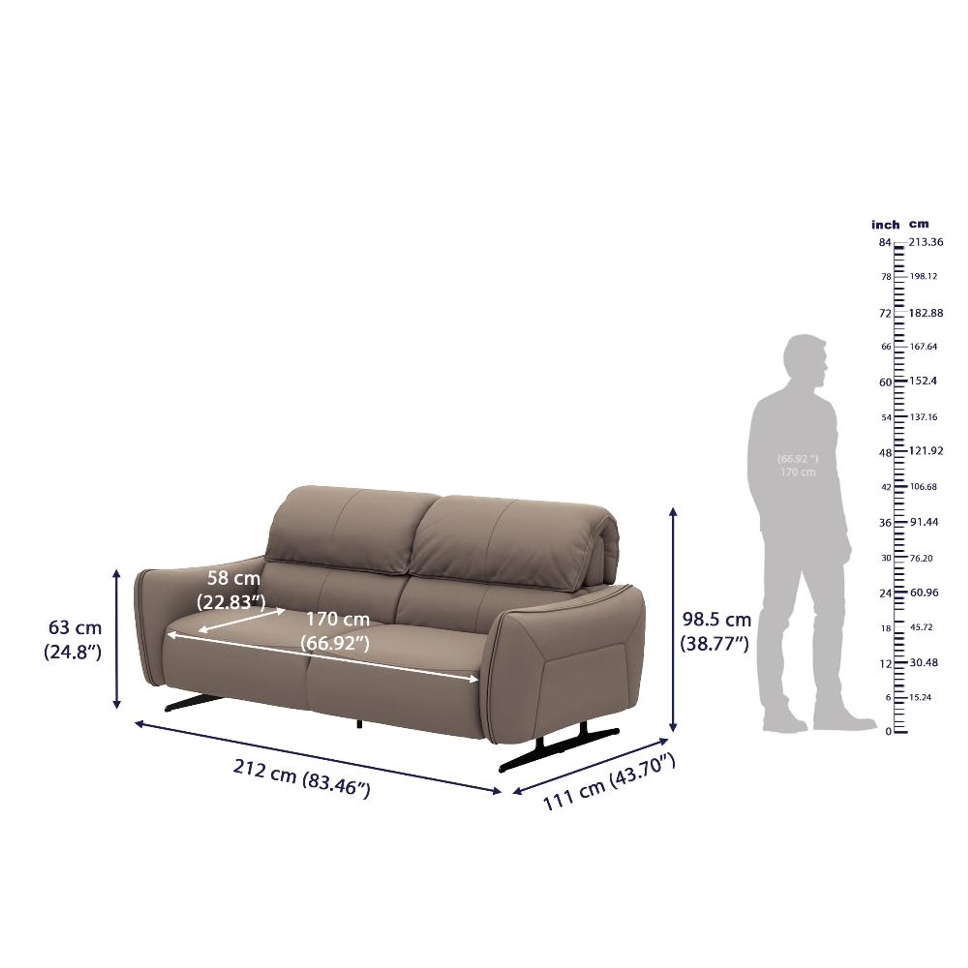 Wakefit Crete Sofa Without Motion Set (3+1+1) Seater Regular, Without Motion, Set (3+1+1), Grey 8 Wakefit Crete Sofa Without Motion Set (3+1+1) Seater Regular, Without Motion, Set (3+1+1), Grey