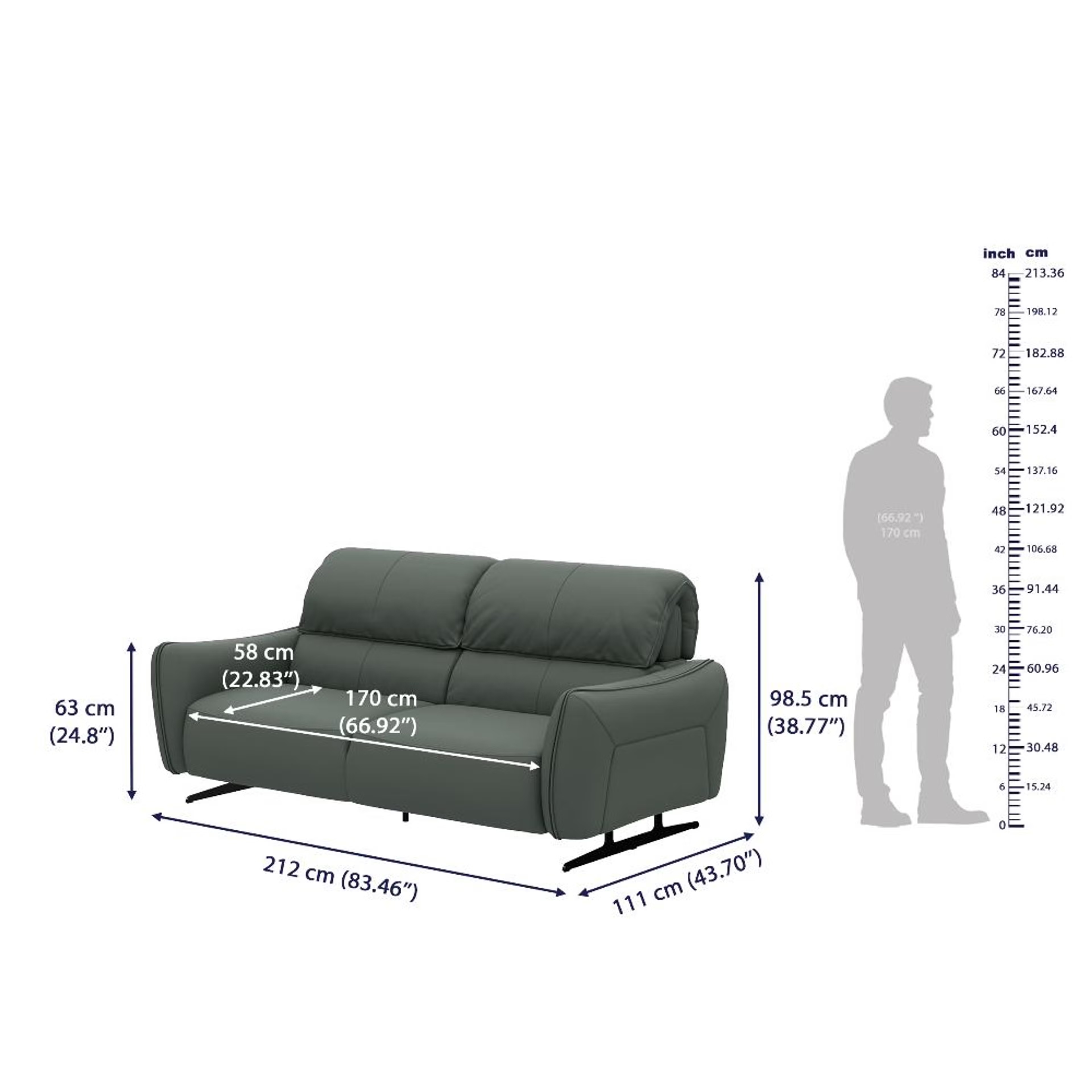 Wakefit Crete Sofa Without Motion Set (3+2+1) Seater Regular, Without Motion, 3+2+1, Forest Green 10 Wakefit Crete Sofa Without Motion Set (3+2+1) Seater Regular, Without Motion, 3+2+1, Forest Green