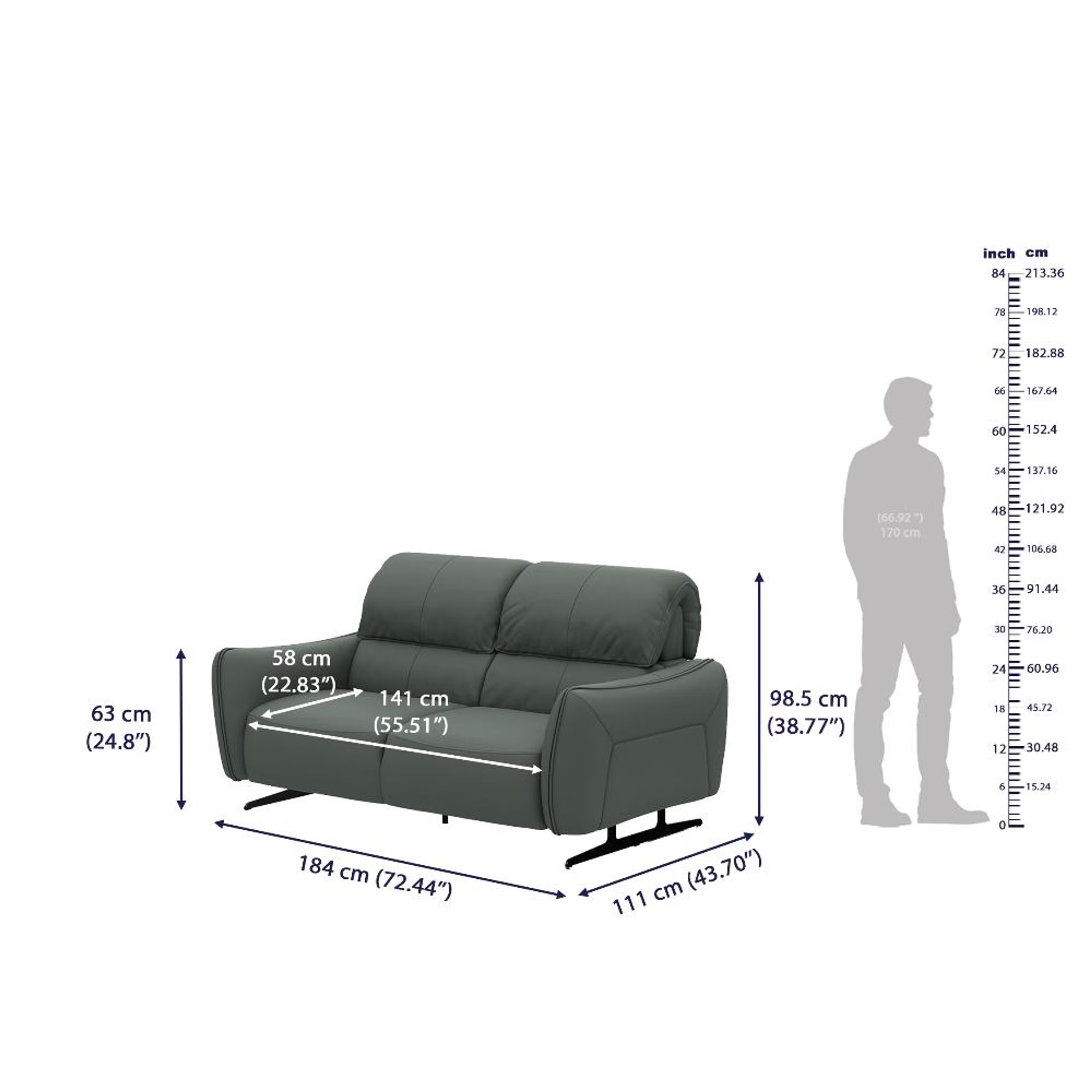 Wakefit Crete Sofa Without Motion Set (3+2+1) Seater Regular, Without Motion, 3+2+1, Forest Green 11 Wakefit Crete Sofa Without Motion Set (3+2+1) Seater Regular, Without Motion, 3+2+1, Forest Green