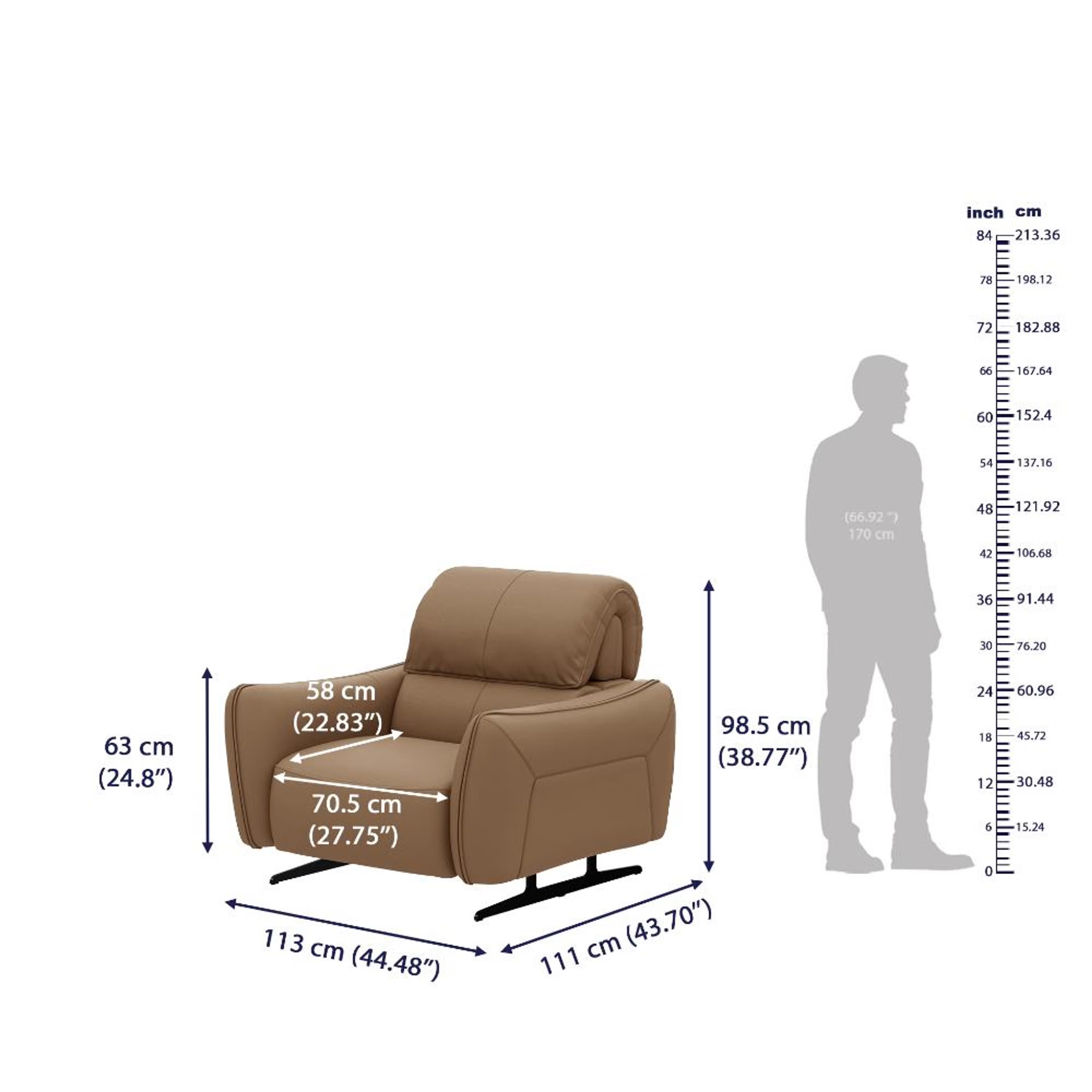 Wakefit Crete Sofa Without Motion Set (3+1+1) Seater Regular, Without Motion, Set (3+1+1), Cappuccino 9 Wakefit Crete Sofa Without Motion Set (3+1+1) Seater Regular, Without Motion, Set (3+1+1), Cappuccino