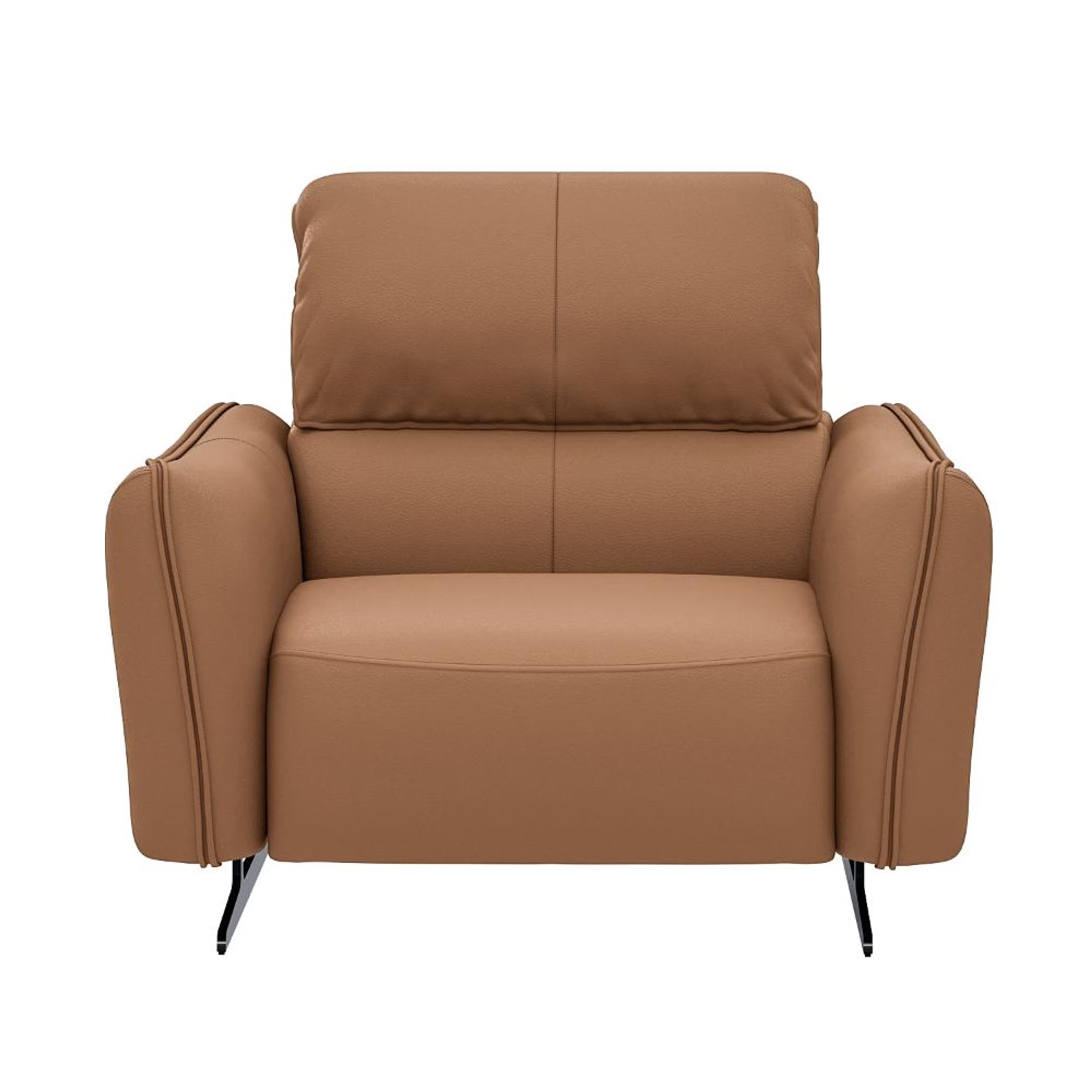 Home 35 Wakefit Crete Sofa Without Motion Set (2+1+1) Seater Regular, Without Motion, 2+1+1, Brown
