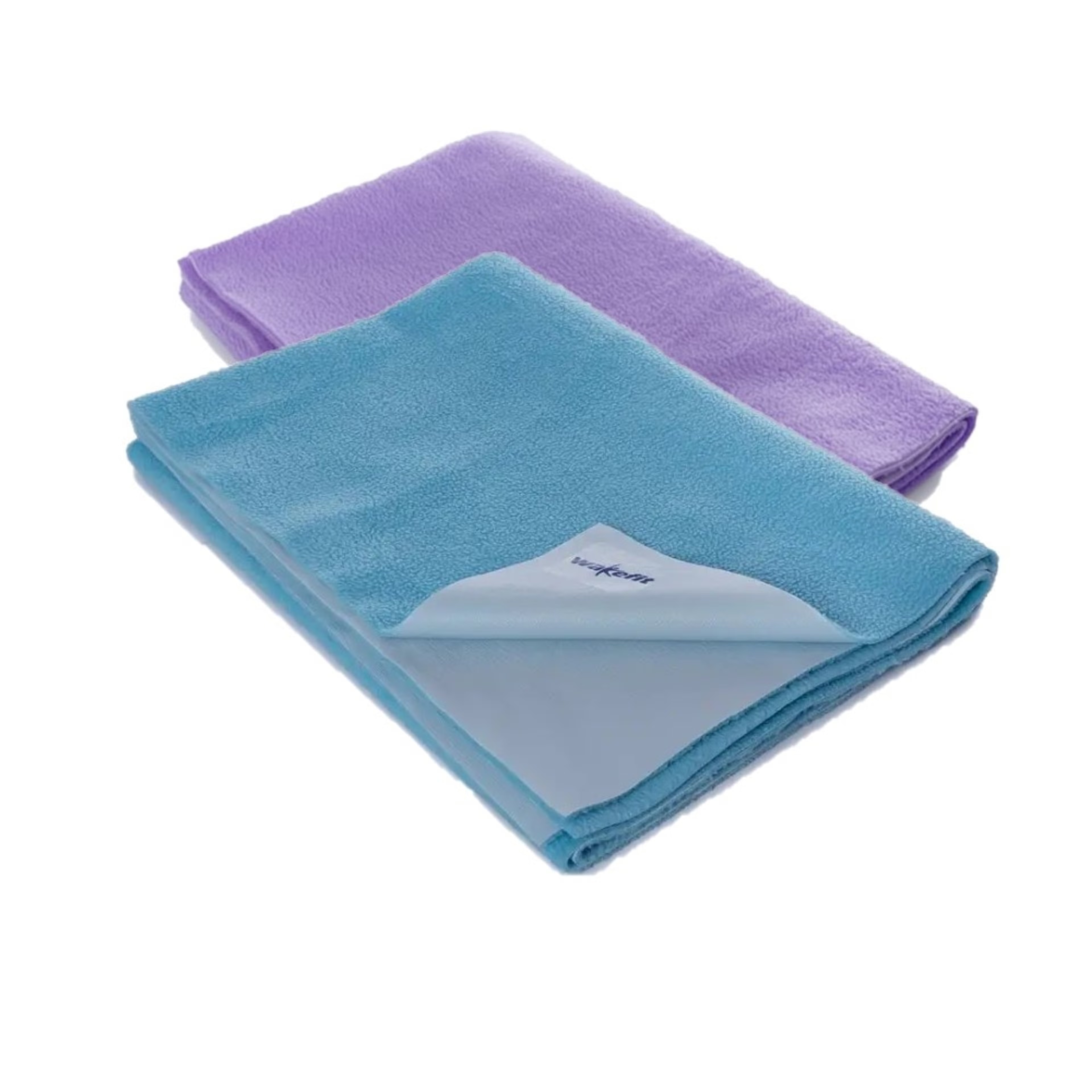 Home 45 Daffy Waterproof Dry Sheets - Small (50cm x70cm) (Violet and AquaBlue ) (Set of 2) Small, Set of 2, Aqua Blue & Violet