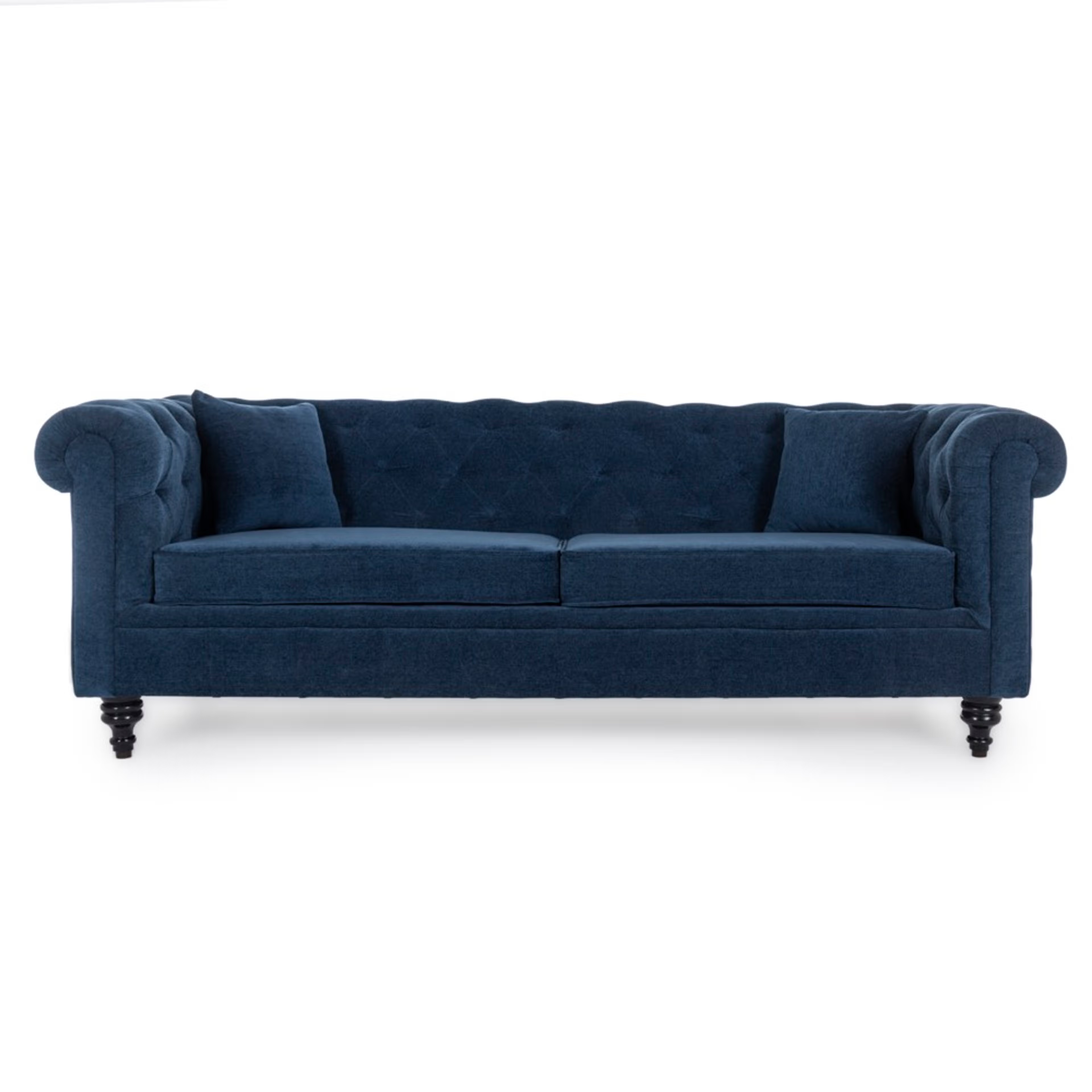 Home 43 Wakefit Havana Sofa Set (3+2) Cobalt Blue 3 Seater + 2 Seater, Cobalt Blue