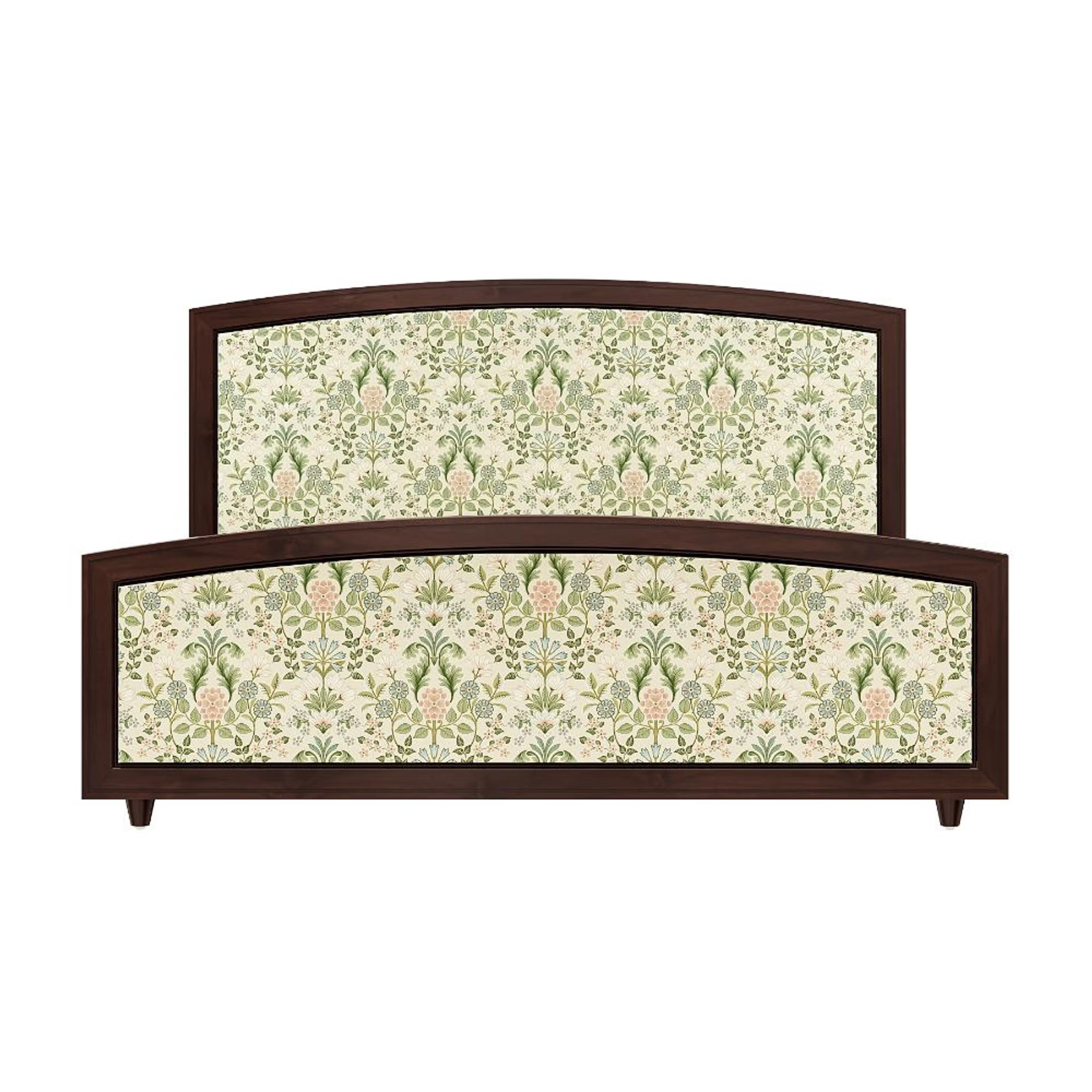Home 47 Ved King Hydraulic Storage Teak Wood Bed King - 78" x 72\