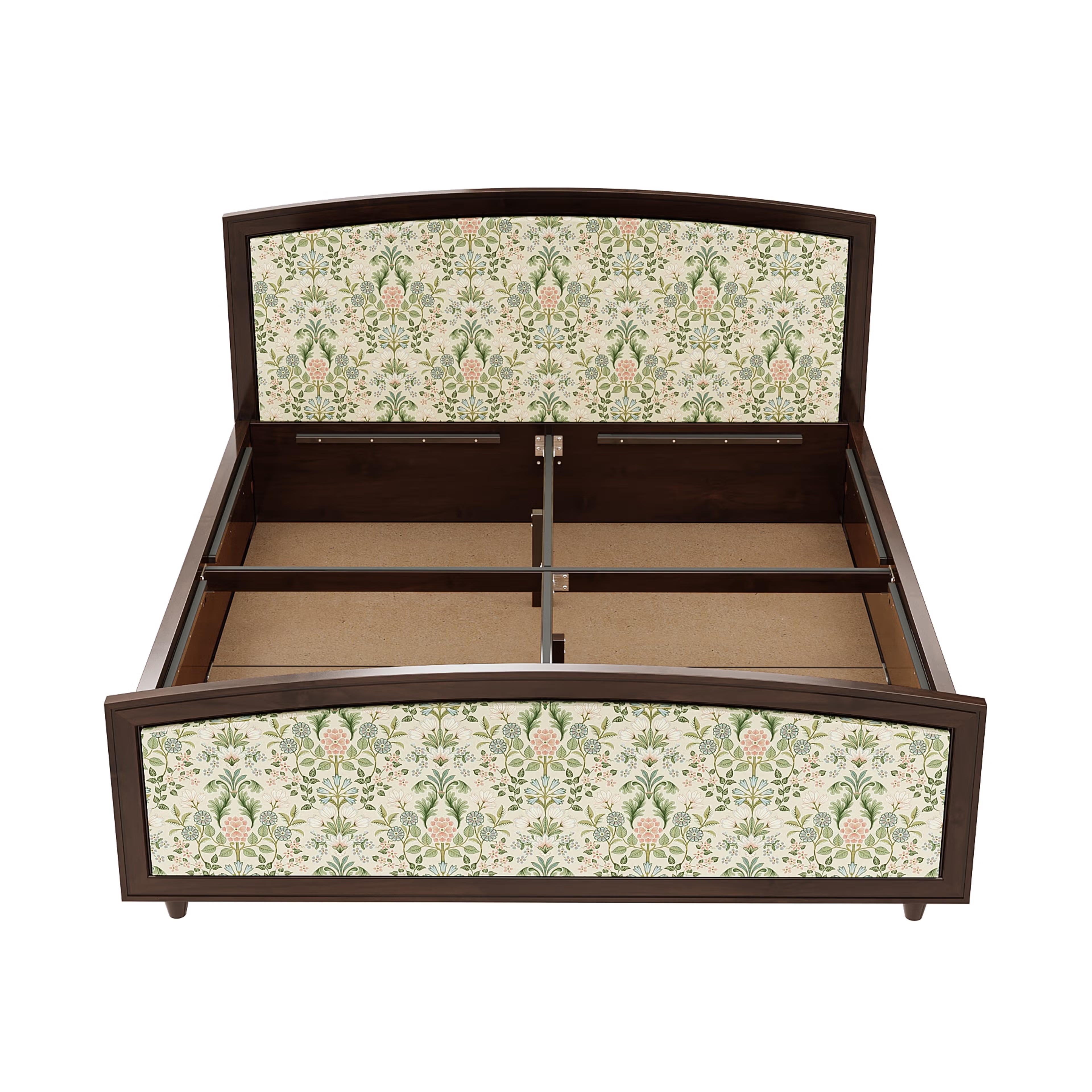 Home 30 Ved King Storage Teak Wood Bed King - 78" x 72\