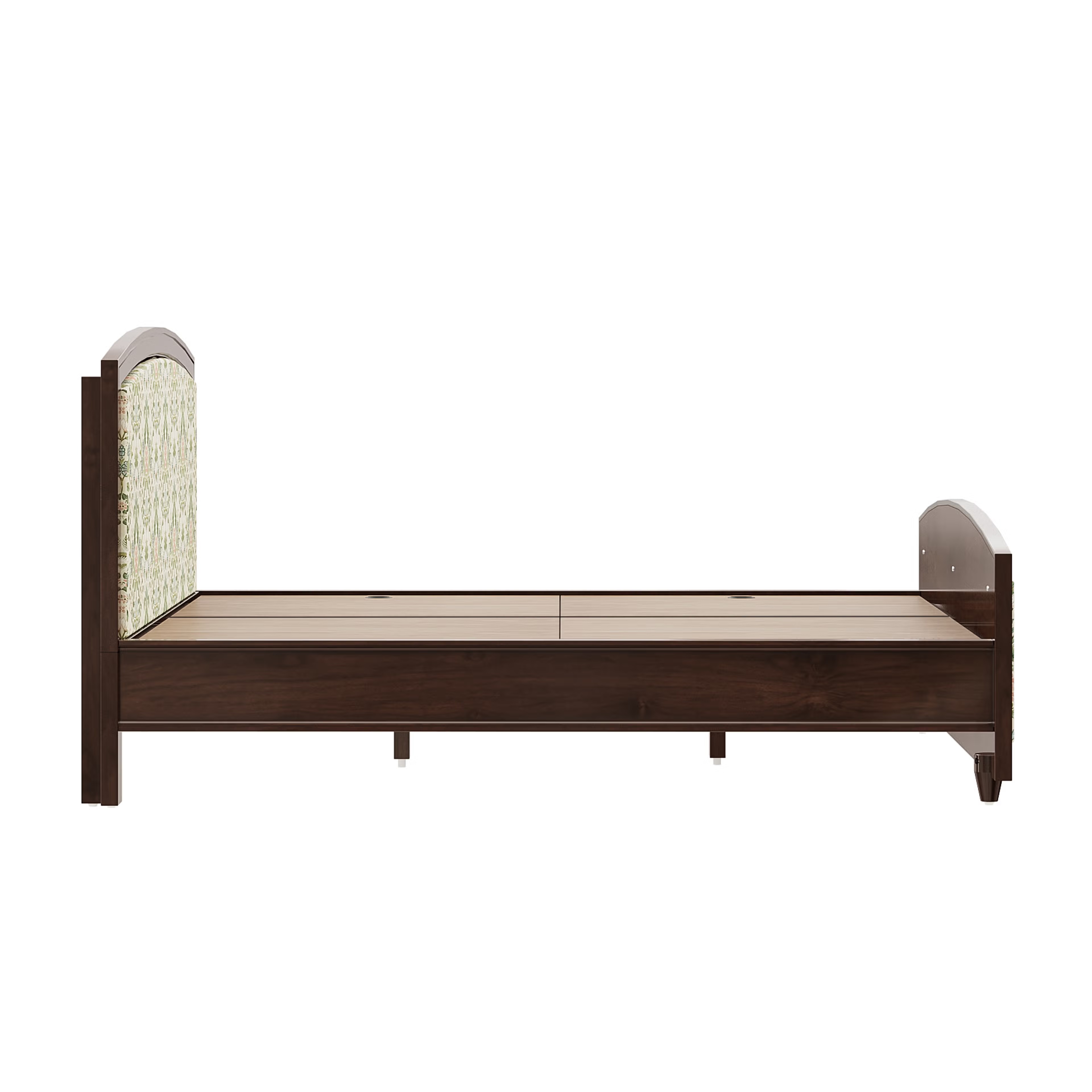 Ved King Non Storage Teak Wood Bed King - 78" x 72\
