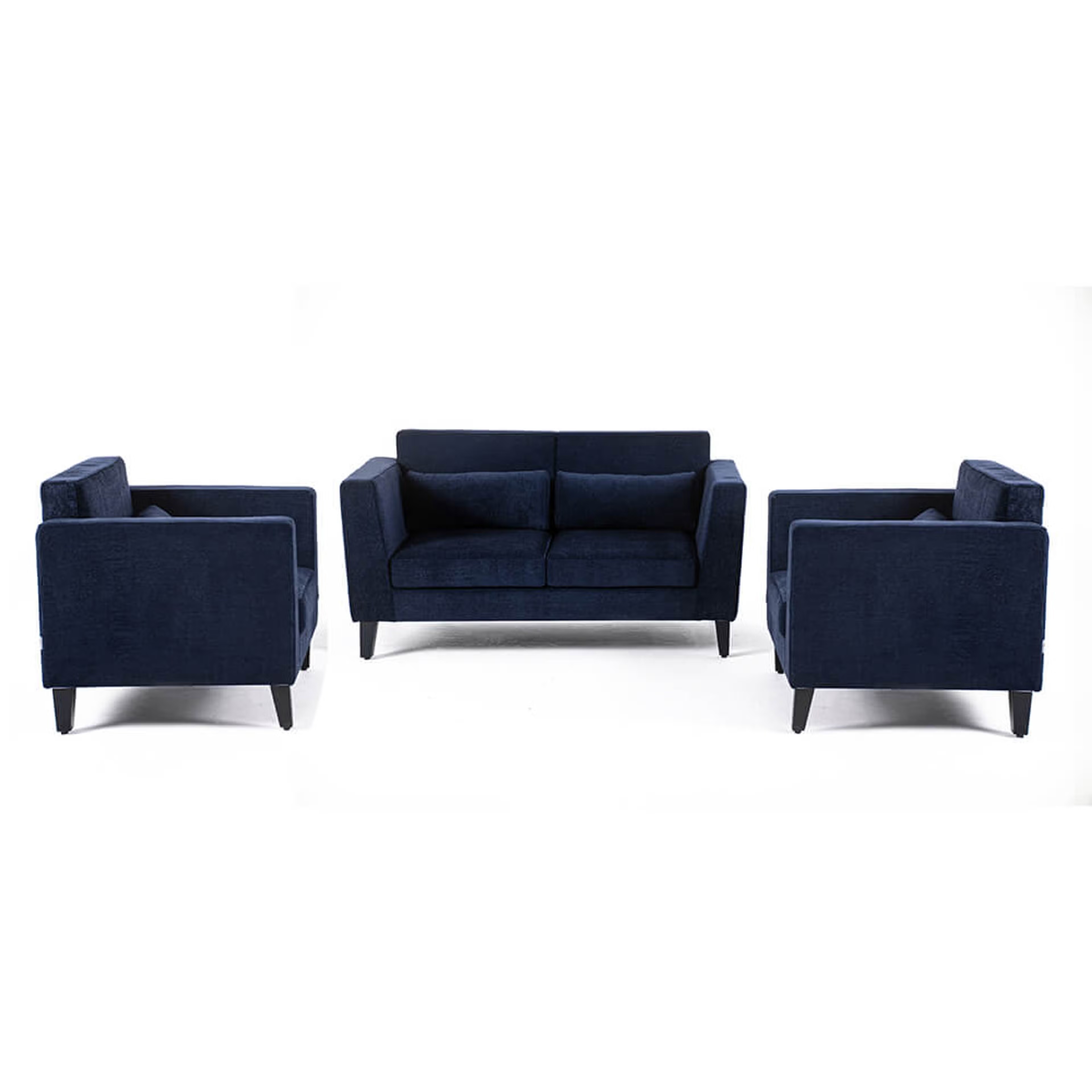 Home 32 Wakefit SnoozePro Sofa Set (2+1+1) Regular, 2 Seater + 1 Seater + 1 Seater, Cobalt Blue