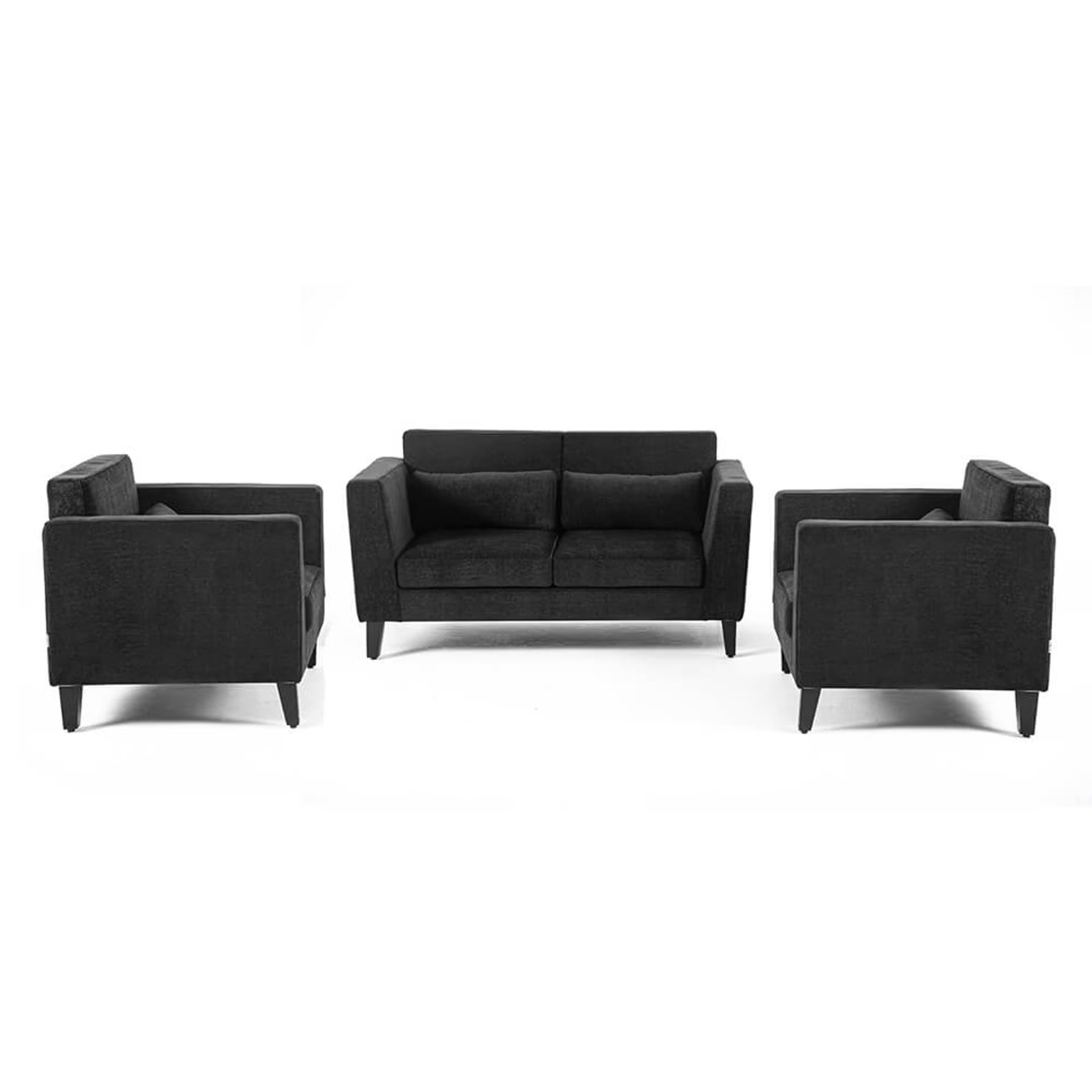 Home 32 Wakefit SnoozePro Sofa Set (2+1+1) Regular, 2 Seater + 1 Seater + 1 Seater, Smoke Grey