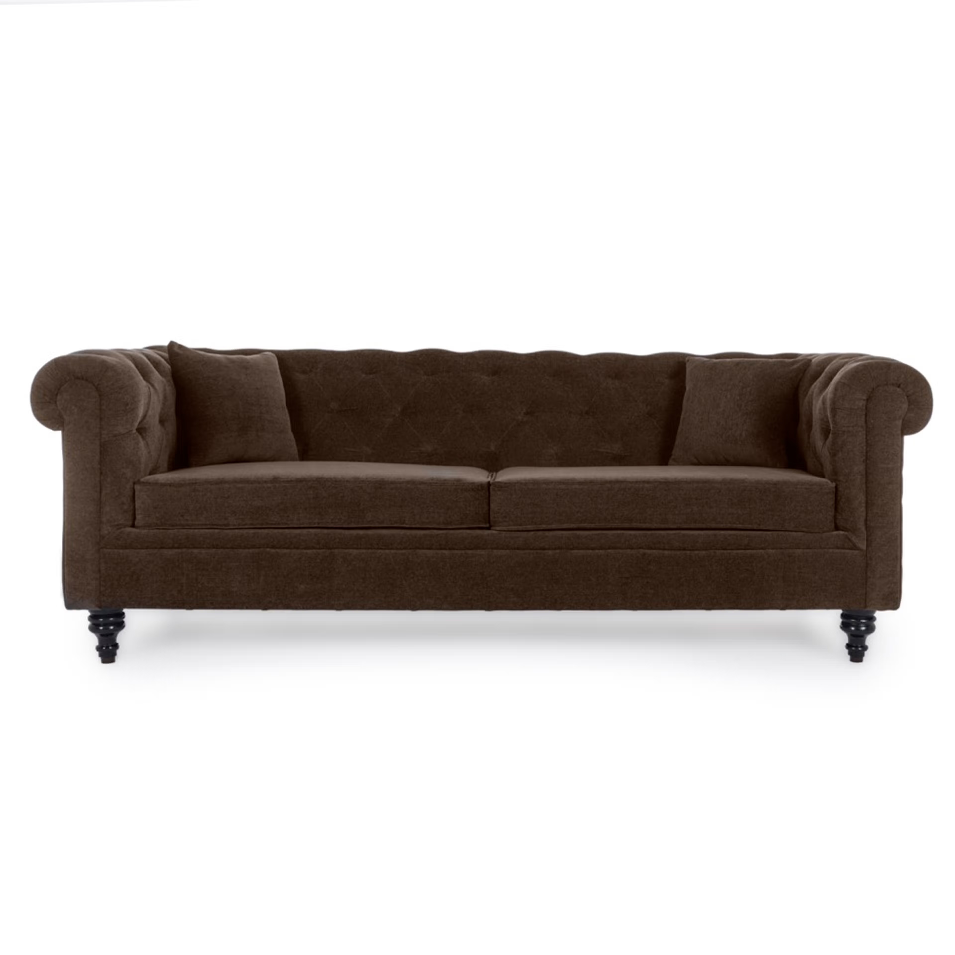 Home 39 Wakefit Havana Sofa Set (3+2) Dark Earth 3 Seater + 2 Seater, Dark Earth